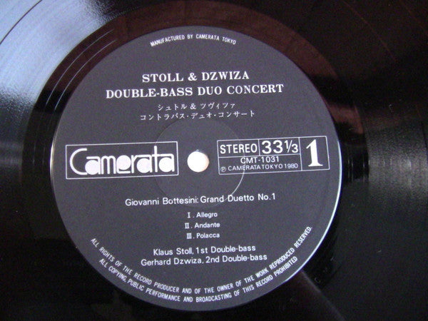 Giovanni Bottesini - Double-Bass Duo Concert(LP, Album)