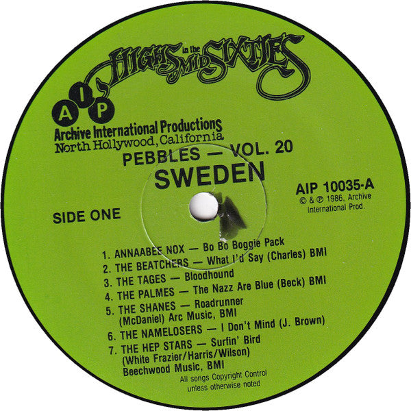 Various - Pebbles Vol. 20 The Continent Lashes Back! European Garag...