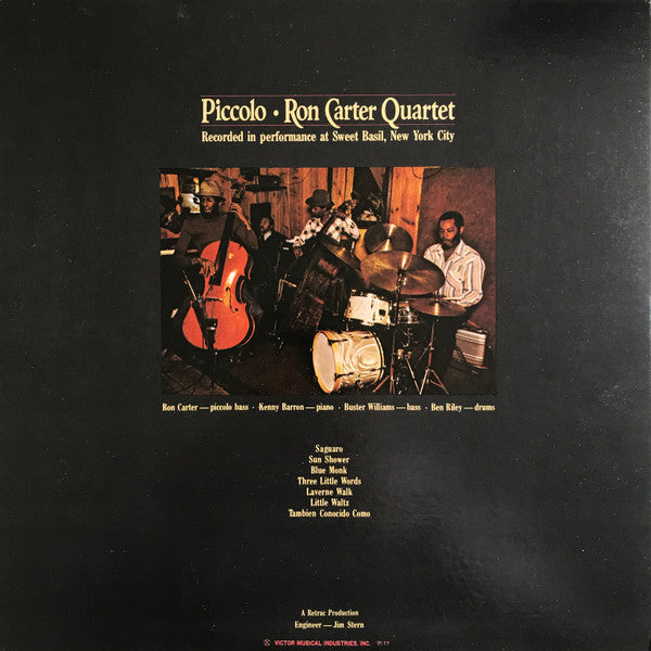 Ron Carter Quartet - Piccolo (2xLP, Album, Gat)