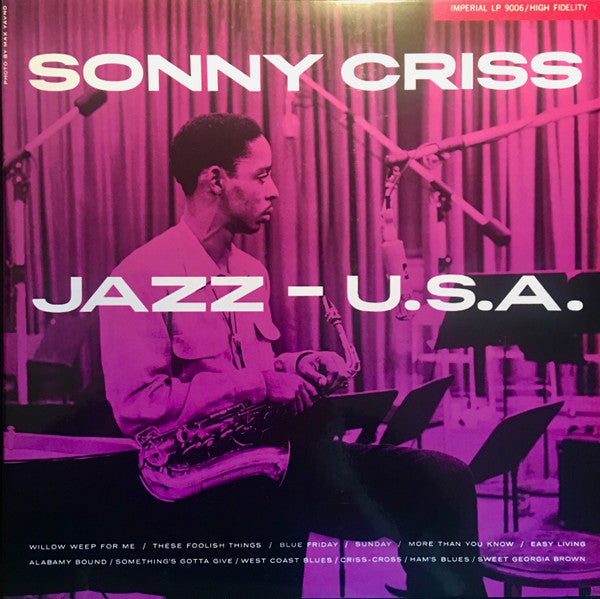 Sonny Criss - Jazz - U.S.A. (LP, Album, Mono, RE, 200)