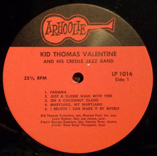 Kid Thomas And His Creole Jazz Band - Kid Thomas(LP, Album, RE)
