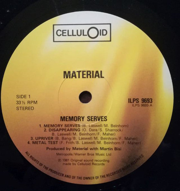 Material - Memory Serves (LP, Album)