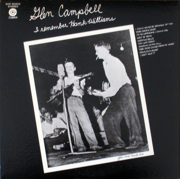 Glen Campbell - I Remember Hank Williams (LP)