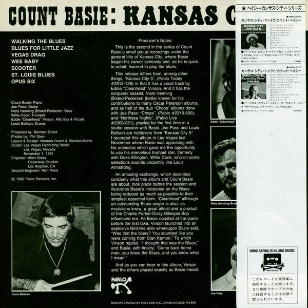 Count Basie 6 - Kansas City (LP, Album)