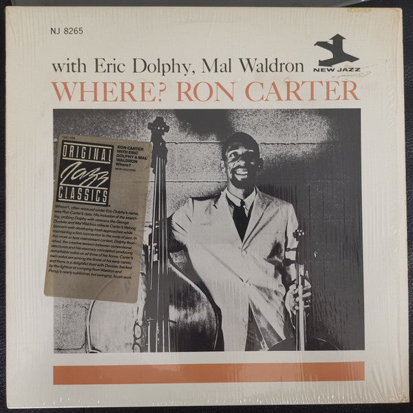 Ron Carter With Eric Dolphy, Mal Waldron - Where? (LP, Album, RE, RM)