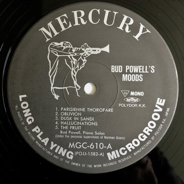 Bud Powell - Bud Powell's Moods (LP, Comp, Mono, Ltd, RE)