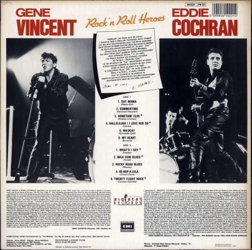 Gene Vincent - Rock 'N Roll Heroes(LP, Comp, Mono, RE)