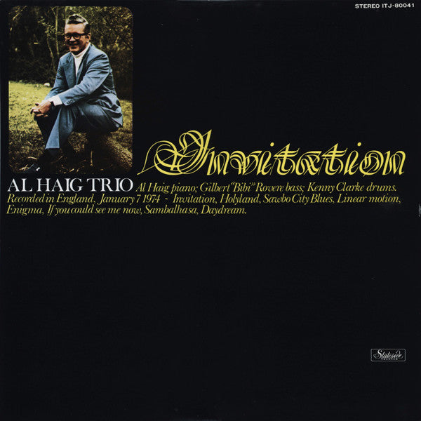 Al Haig Trio - Invitation (LP, Album)
