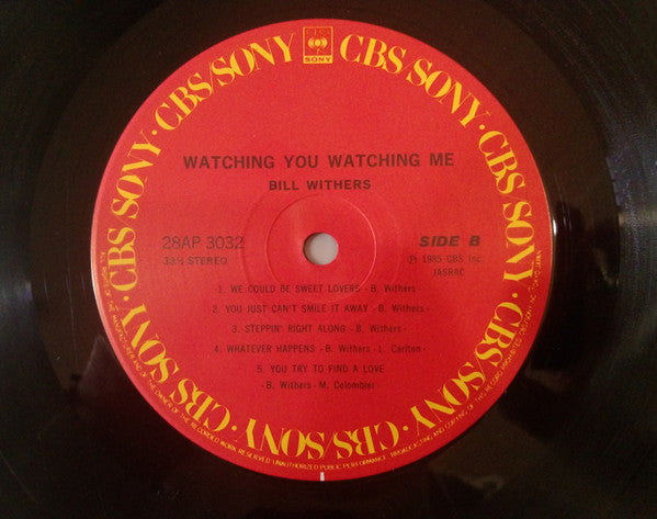 Bill Withers - Watching You Watching Me (LP, Album)