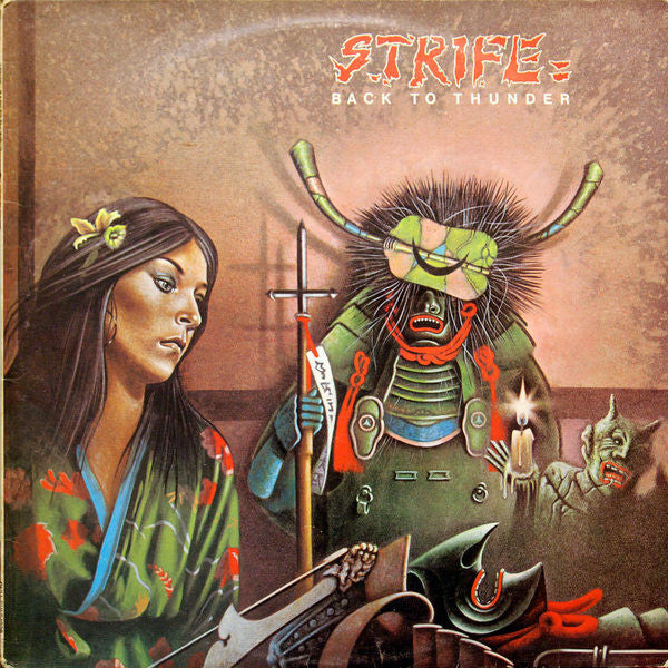 Strife (3) - Back To Thunder (LP, Album, Gre)