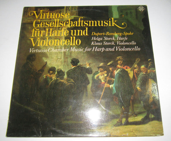 Helga Storck - Virtuose Gesellschaftsmusik Für Harfe Und Cello(LP)