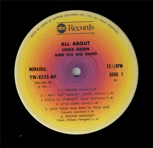 Urbie Green And His Big Band - All About Urbie Green And His Big Ba...