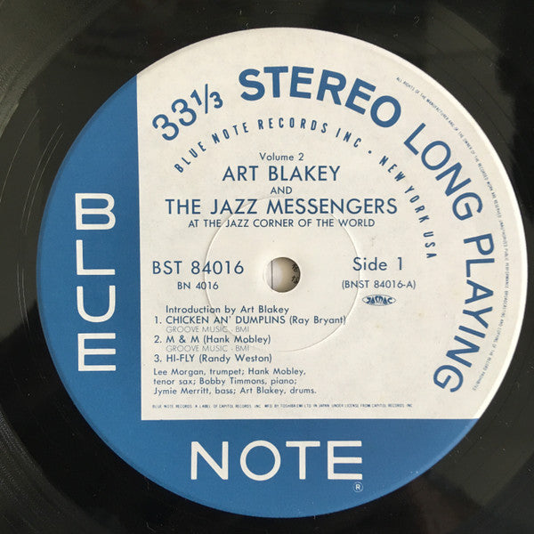 Art Blakey & The Jazz Messengers - At The Jazz Corner Of The World ...
