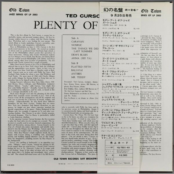 Ted Curson - Plenty Of Horn (LP, Album, RE)