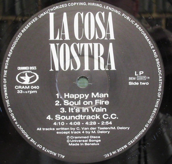 La Cosa Nostra - La Cosa Nostra (LP, Album)