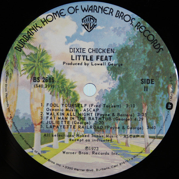 Little Feat - Dixie Chicken (LP, Album, RE, Jac)