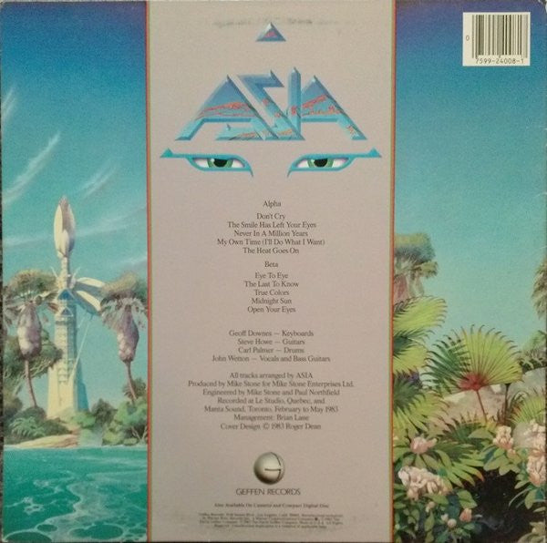 Asia (2) - Alpha (LP, Album, Spe)