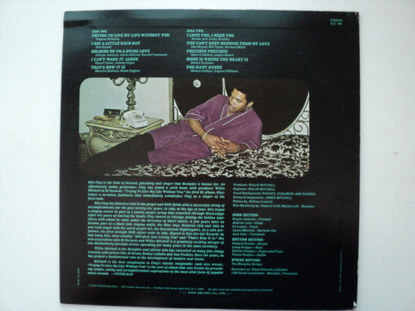 Otis Clay - Trying To Live My Life Without You (LP, Album)