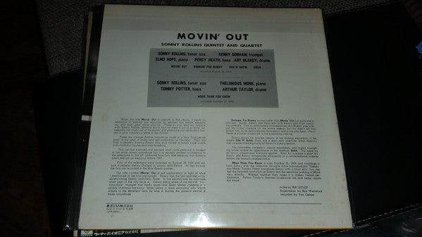 Sonny Rollins - Moving Out (LP, Album, Mono, RE)