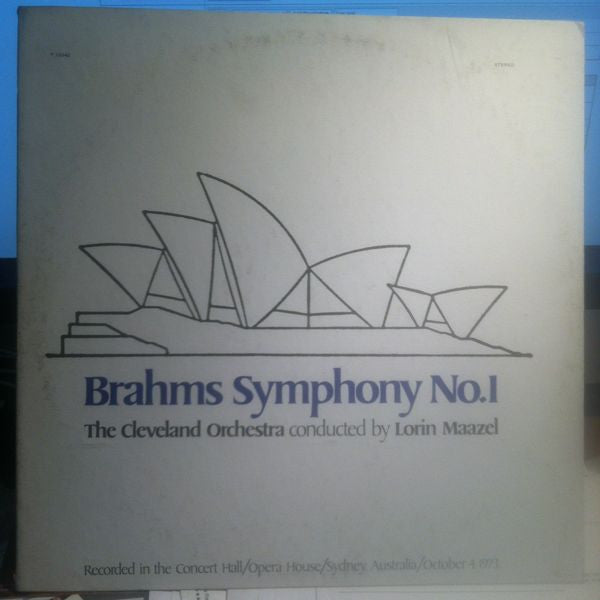 Johannes Brahms - Brahms Symphony No. 1(LP)
