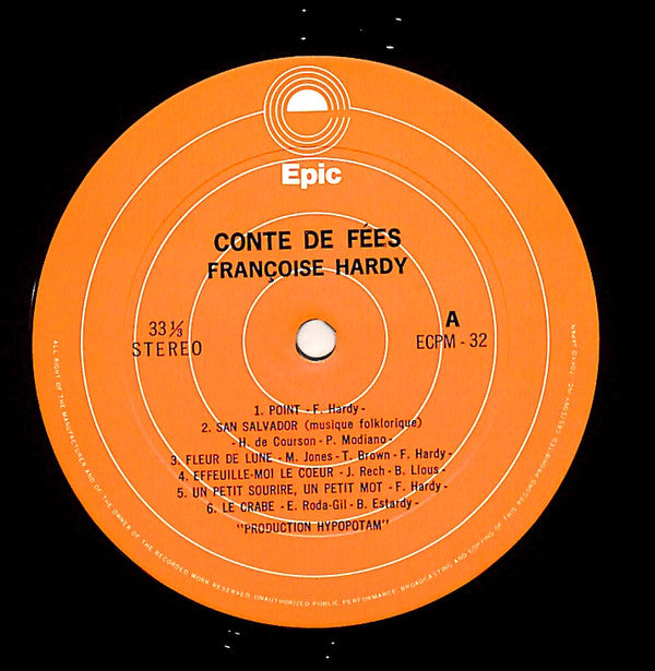 Françoise Hardy - Conte De Fées (LP, Album, Gat)