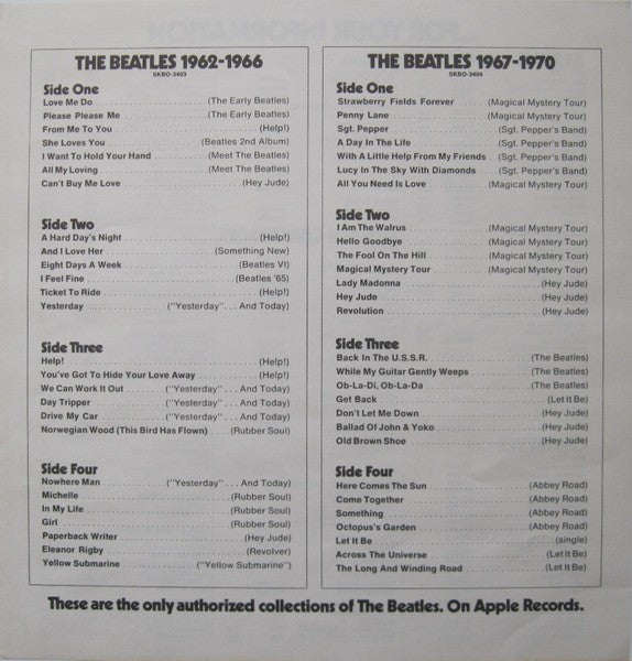 The Beatles - 1967-1970 (2xLP, Comp, Gat)