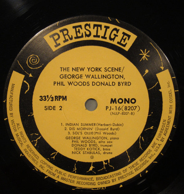 George Wallington Quintet - The New York Scene(LP, Album, Mono, RE)