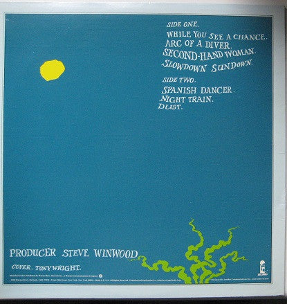 Steve Winwood - Arc Of A Diver (LP, Album, Los)