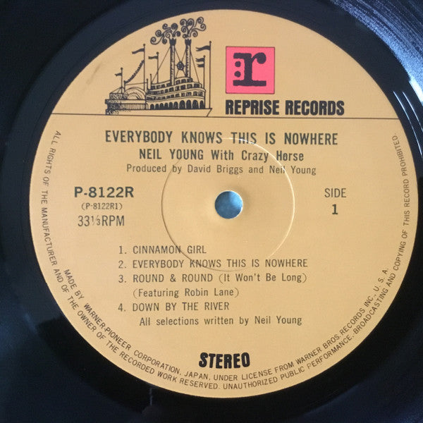 Neil Young - Everybody Knows This Is Nowhere(LP, Album, RE, Gat)