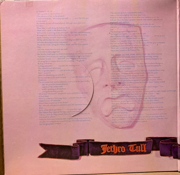 Jethro Tull - A Passion Play (LP, Album, Gat)