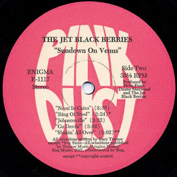 The Jet Black Berries - Sundown On Venus(LP, Album + LP, S/Sided, A...