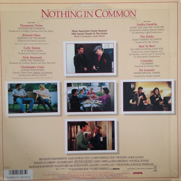 Various - Nothing In Common - Original Soundtrack (LP, Album, Comp)