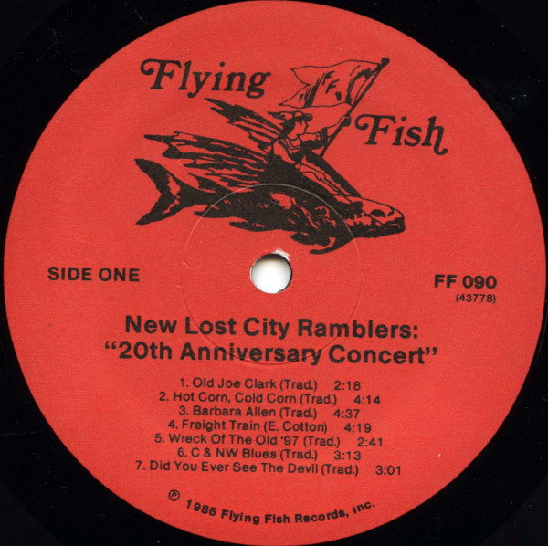 The New Lost City Ramblers - 20th Anniversary Concert(LP)
