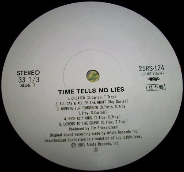 Praying Mantis (3) - Time Tells No Lies (LP, Album, Promo)