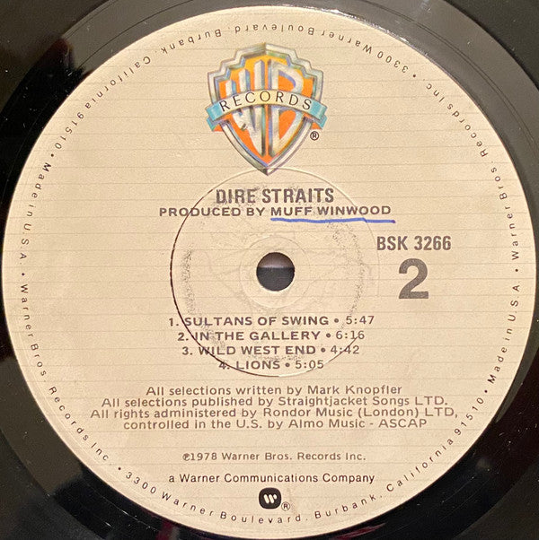 Dire Straits - Dire Straits (LP, Album, Los)