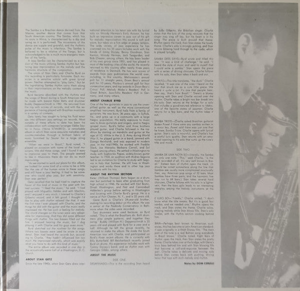 Stan Getz / Charlie Byrd - Jazz Samba (LP, Album, RE, Gat)