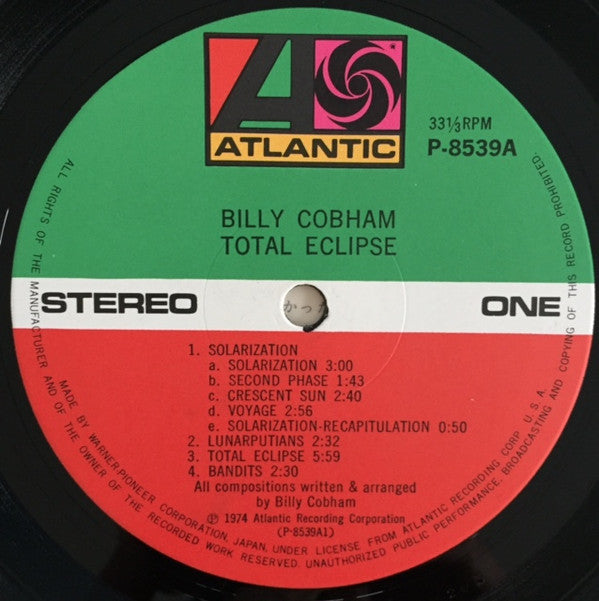 Billy Cobham - Total Eclipse (LP, Album)