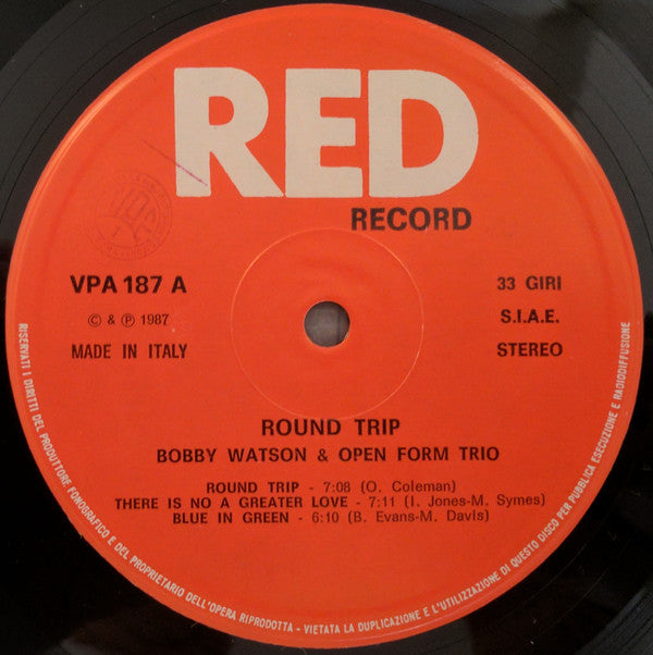 Bobby Watson (2) - Round Trip (LP, Album)