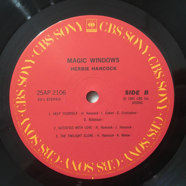 Herbie Hancock - Magic Windows (LP, Album)
