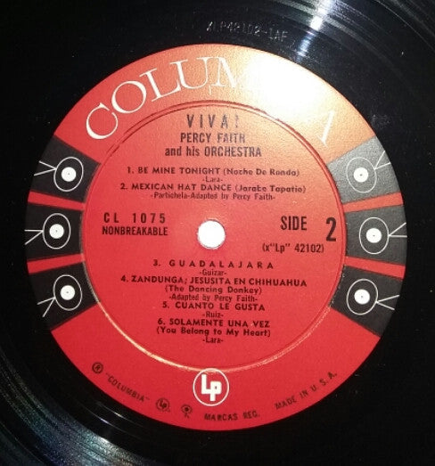 Percy Faith & His Orchestra - Viva! The Music Of Mexico(LP, Album, ...