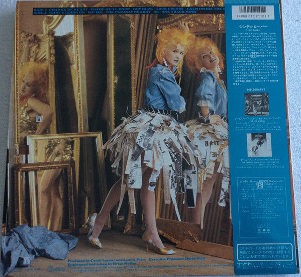 Cyndi Lauper - True Colors (LP, Album, 2nd)