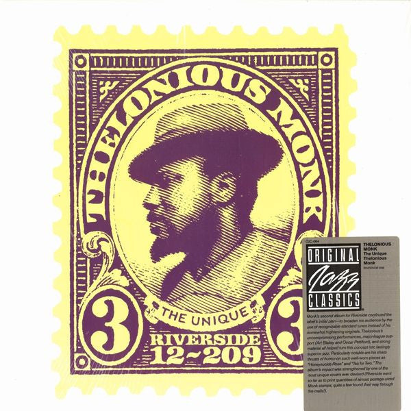 Thelonious Monk - The Unique Thelonious Monk (LP, Album, RE)