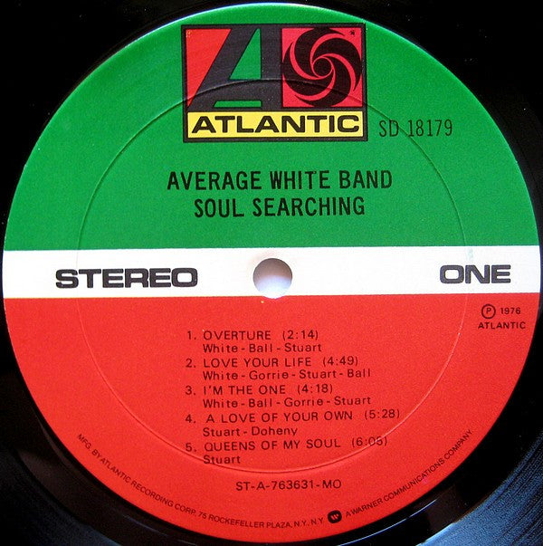 Average White Band - Soul Searching (LP, Album, MO)