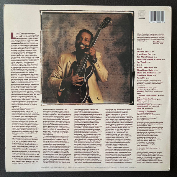 Lowell Fulson - It's A Good Day (LP, Album)