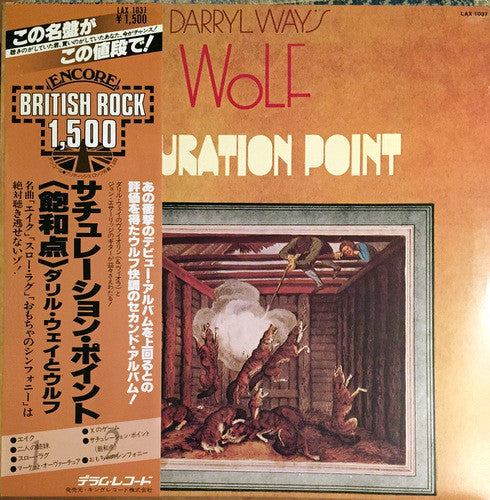 Darryl Way's Wolf - Saturation Point (LP, Album, RE)