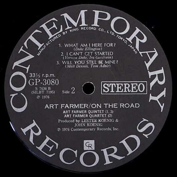 Art Farmer - On The Road (LP, Album)
