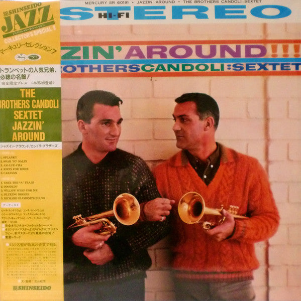 The Brothers Candoli: Sextet - Jazzin' Around!!! (LP, Album, RE)