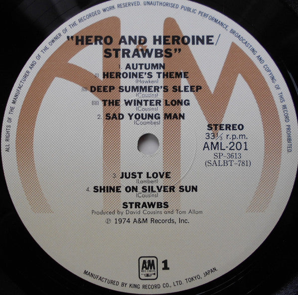 Strawbs - Hero And Heroine (LP, Album)