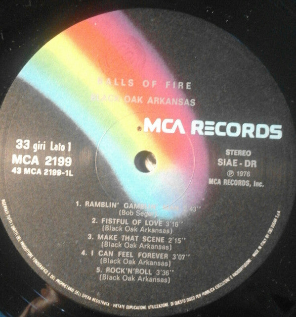 Black Oak Arkansas - Balls Of Fire (LP, Album)