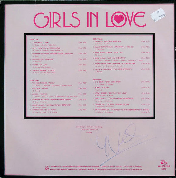 Various - Girls In Love (2xLP, Comp)